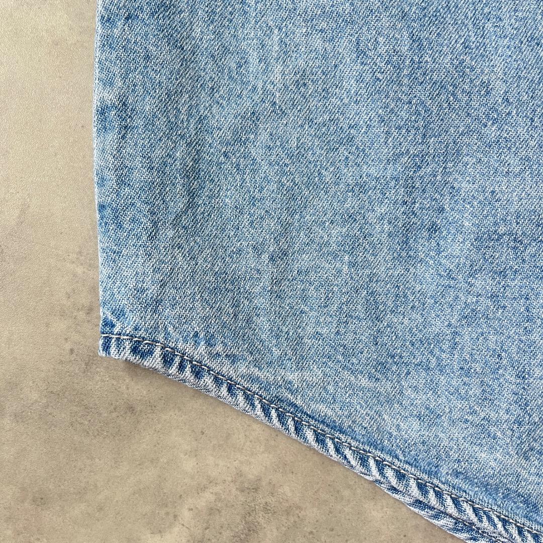 Levis リーバイス デニムシャツ 古着 無地 ポケット XL 青 17248 Levis リーバイス デニムシャツ 古着 無地 ポケット XL 青 17248 | fuufu