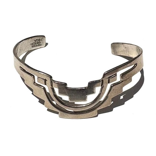 Vintage Taxco Silver Bangle [MEXICO TAXCO SILVER] Vintage Silver Bangle