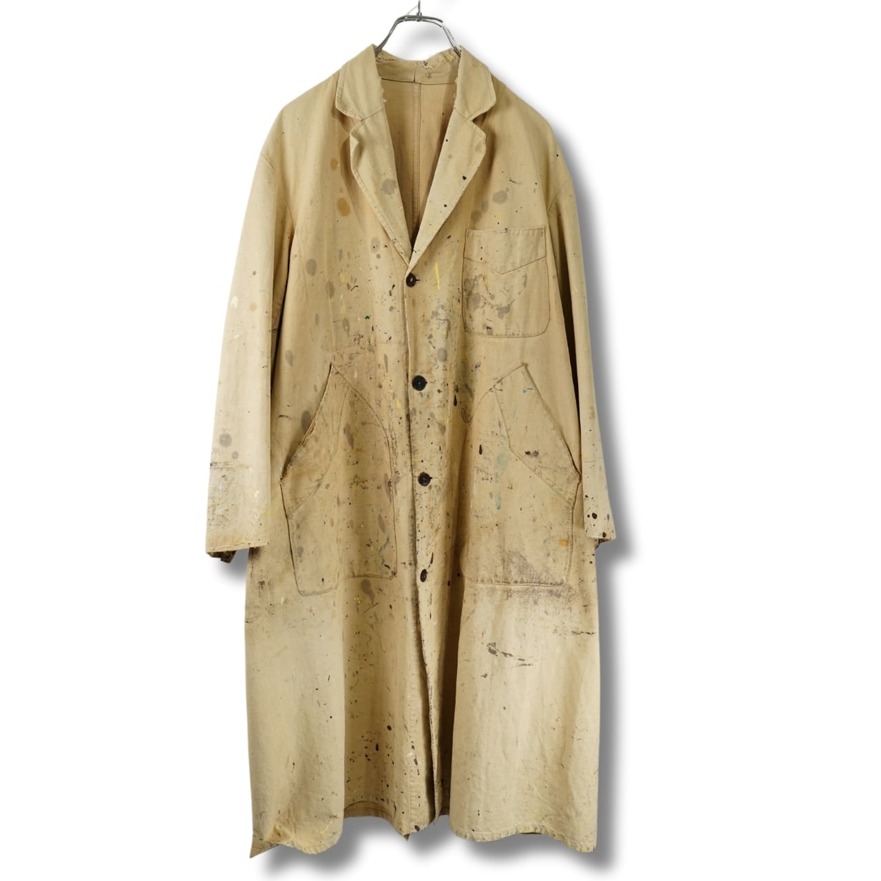 1950s メディカルワークコート ユーロヴィンテージ 実寸L相当|NA178