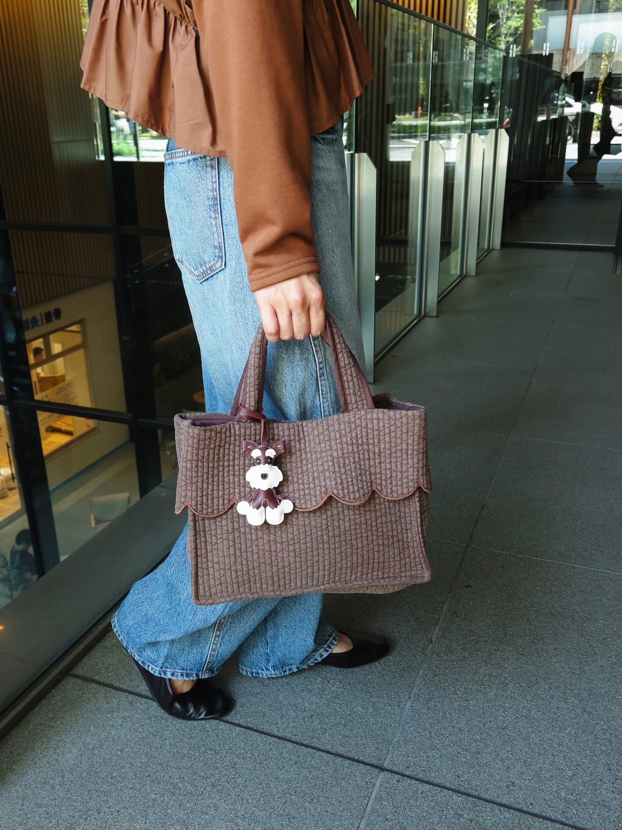 New color【Square Tote】Scallop Small