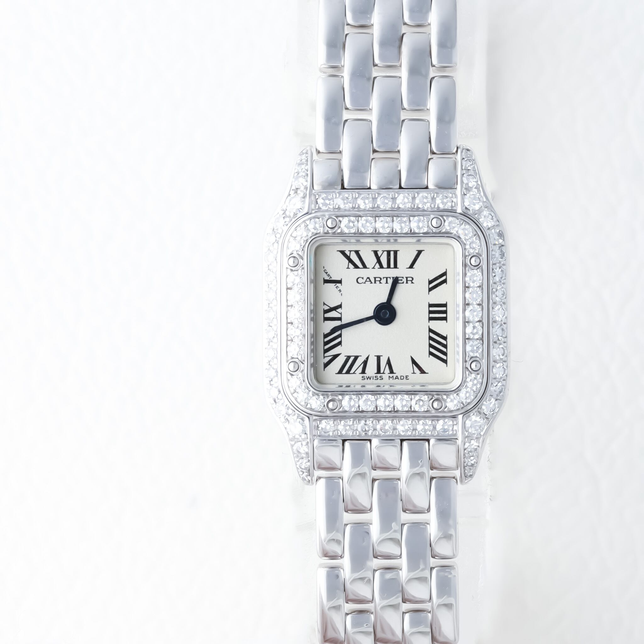 カルティエ パンテールミニ WG 2周 純正ダイヤモンド | Ante Official