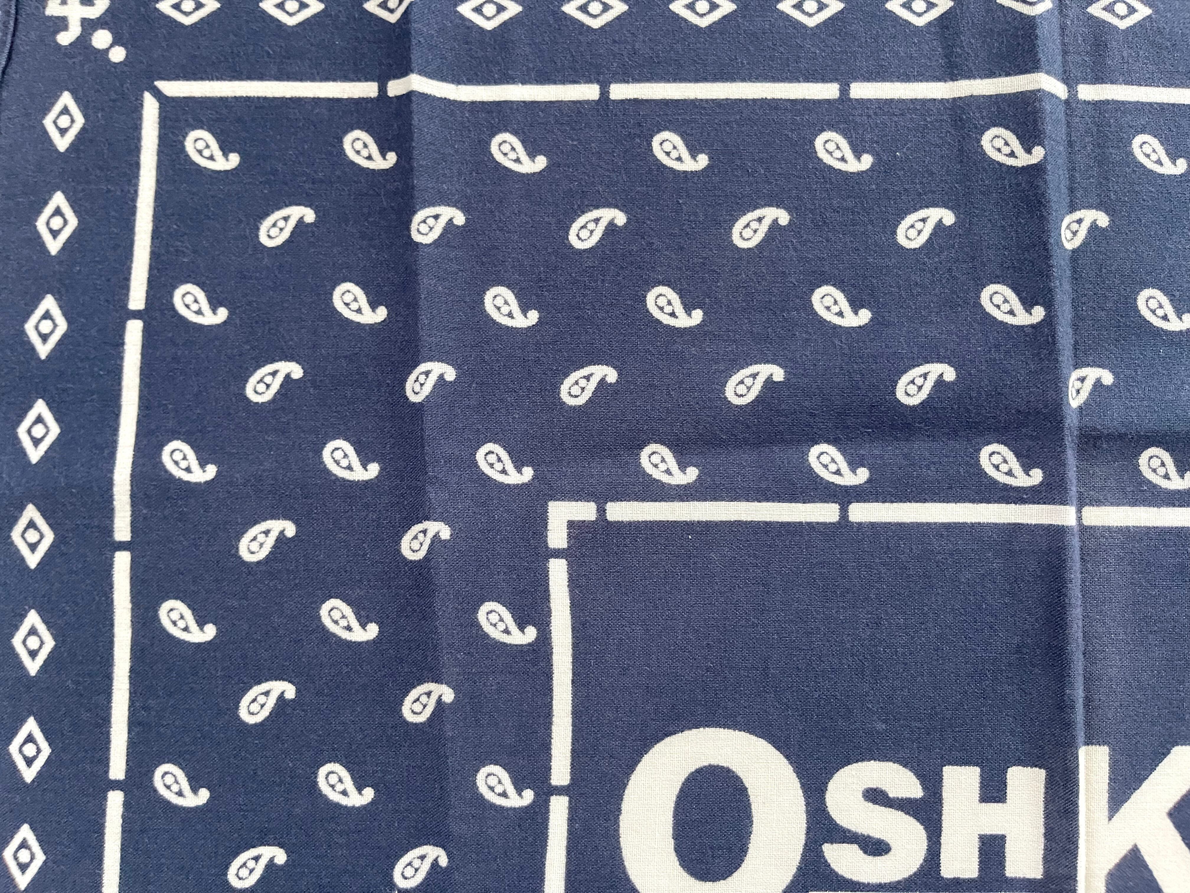 Paisley】オシュコシュ(OSHKOSH) ヴィンテージバンダナ 紺 | swallows