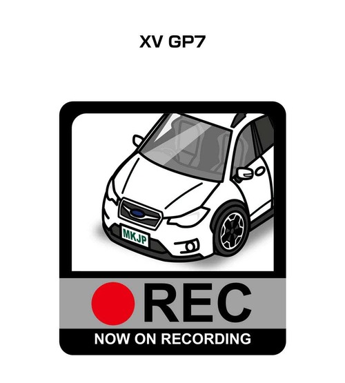 スバル XV GP7 ボディ25色設定 ドラレコRECステッカー