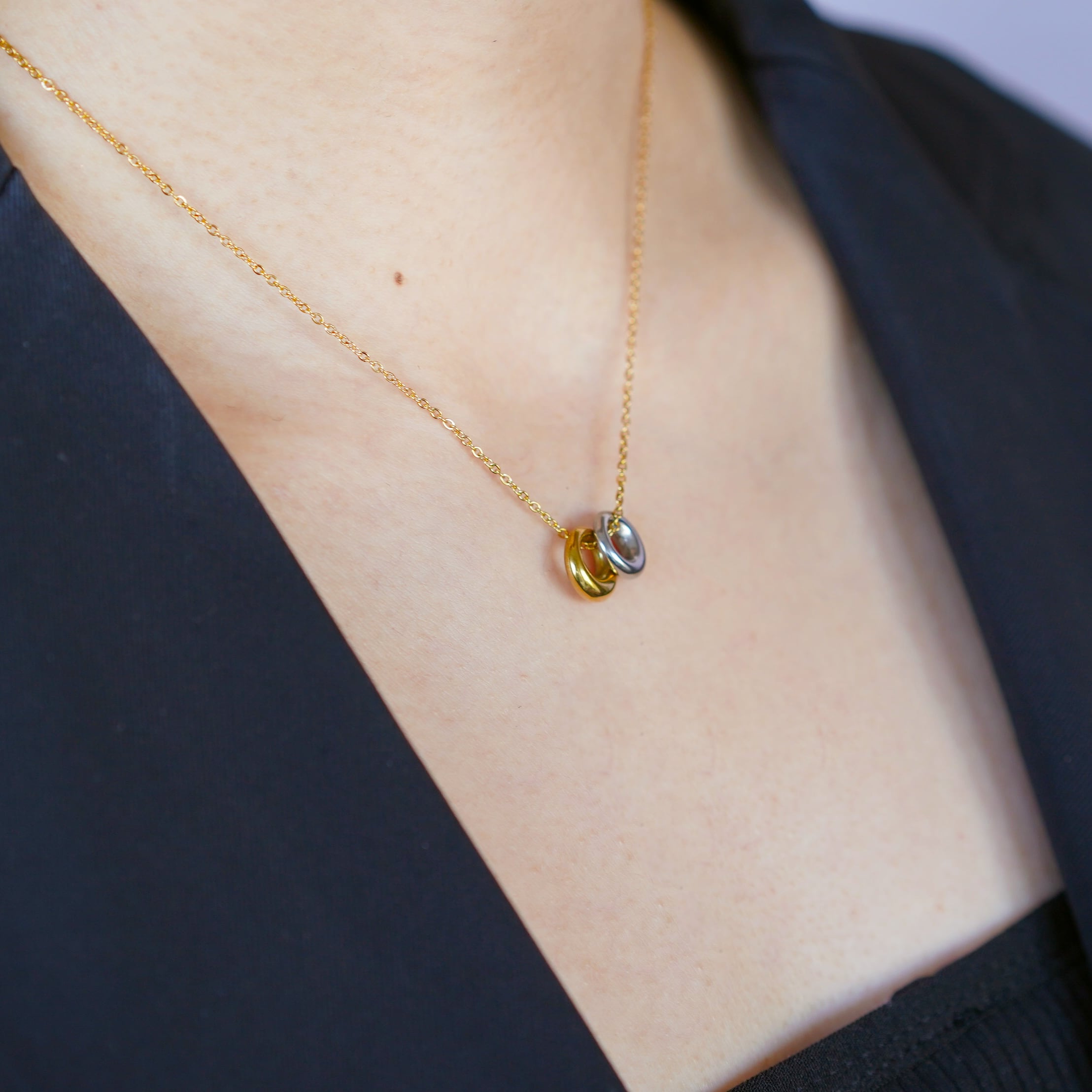 ダブルリング・ネックレス | jojono