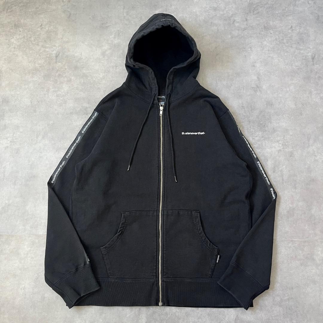 thisisneverthat ネバザ パーカー ロゴ 刺繍 白 L 13786 | fuufu