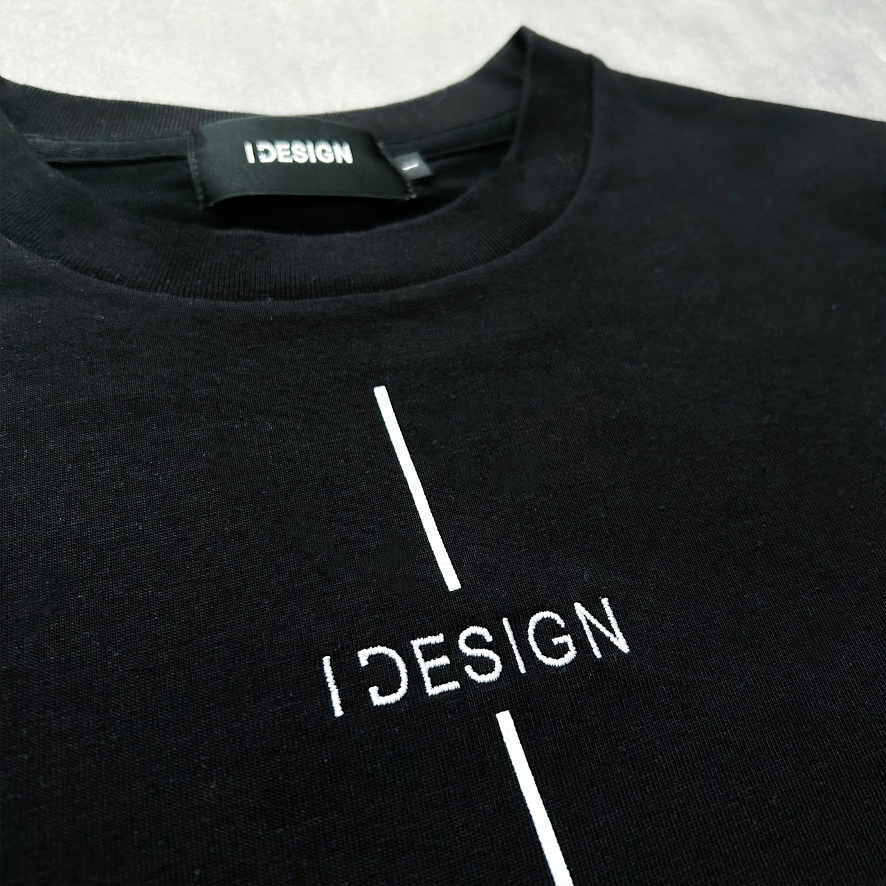 I DESIGN HEARTBEAT TEE(Black)