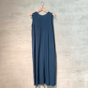 【ATON】VISCOSE CLOTH BACK GATHERED DRESS/OPAGCM0116