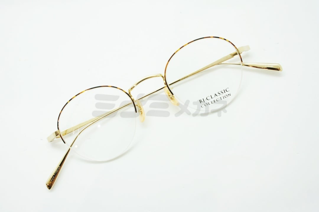 BJ CLASSIC PREM-114HS NT ハーフリム PREM-114H NT ナイロールメガネ / BJクラシック |東京・中目黒