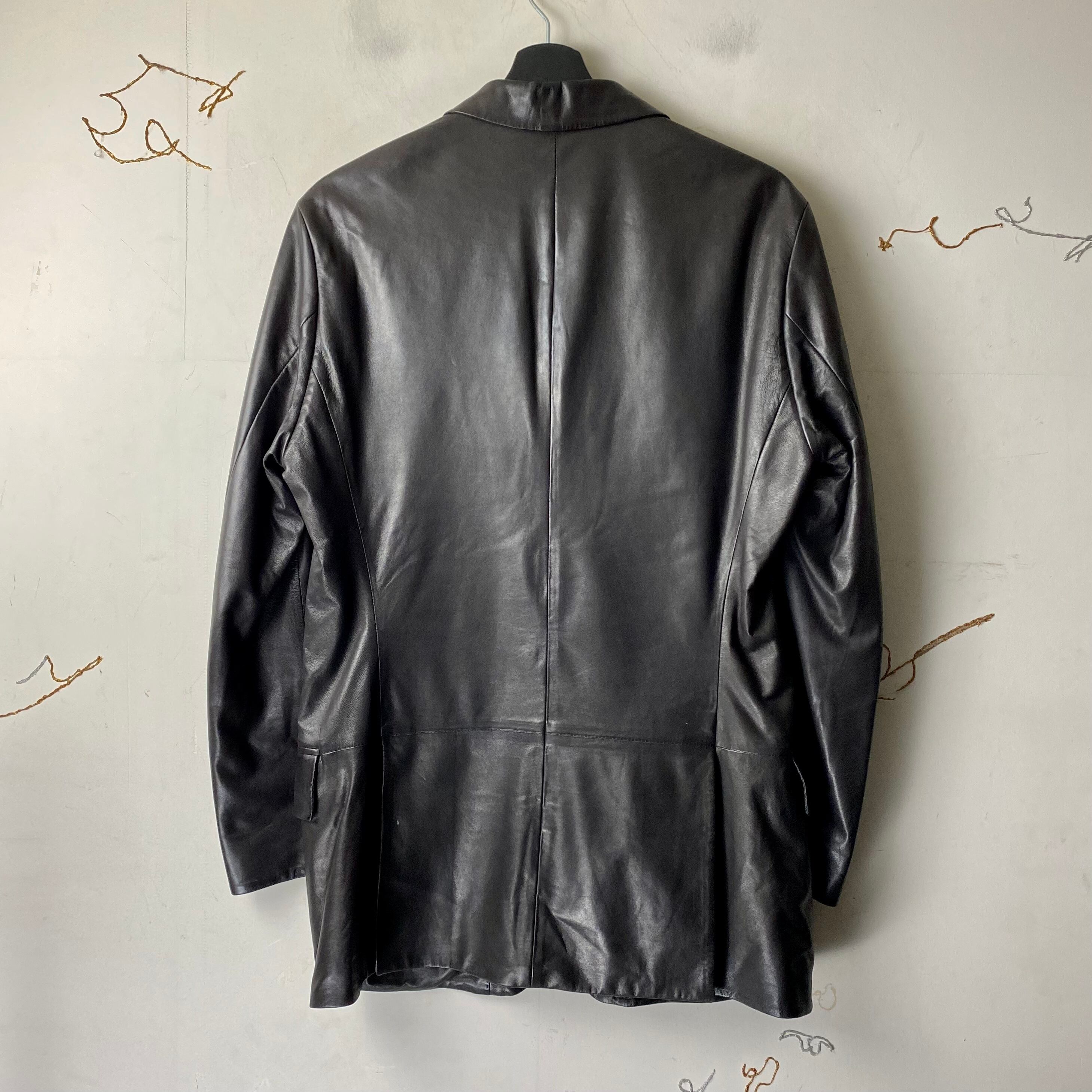 GUCCI by Tom Ford leather tailored jacket | NOIR ONLINE 
