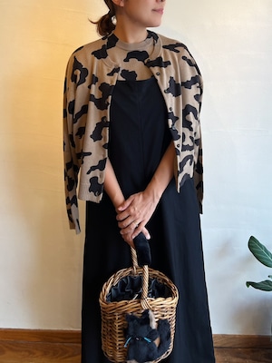 MARGAUX VINTAGE / レオパードプリントカーディガン