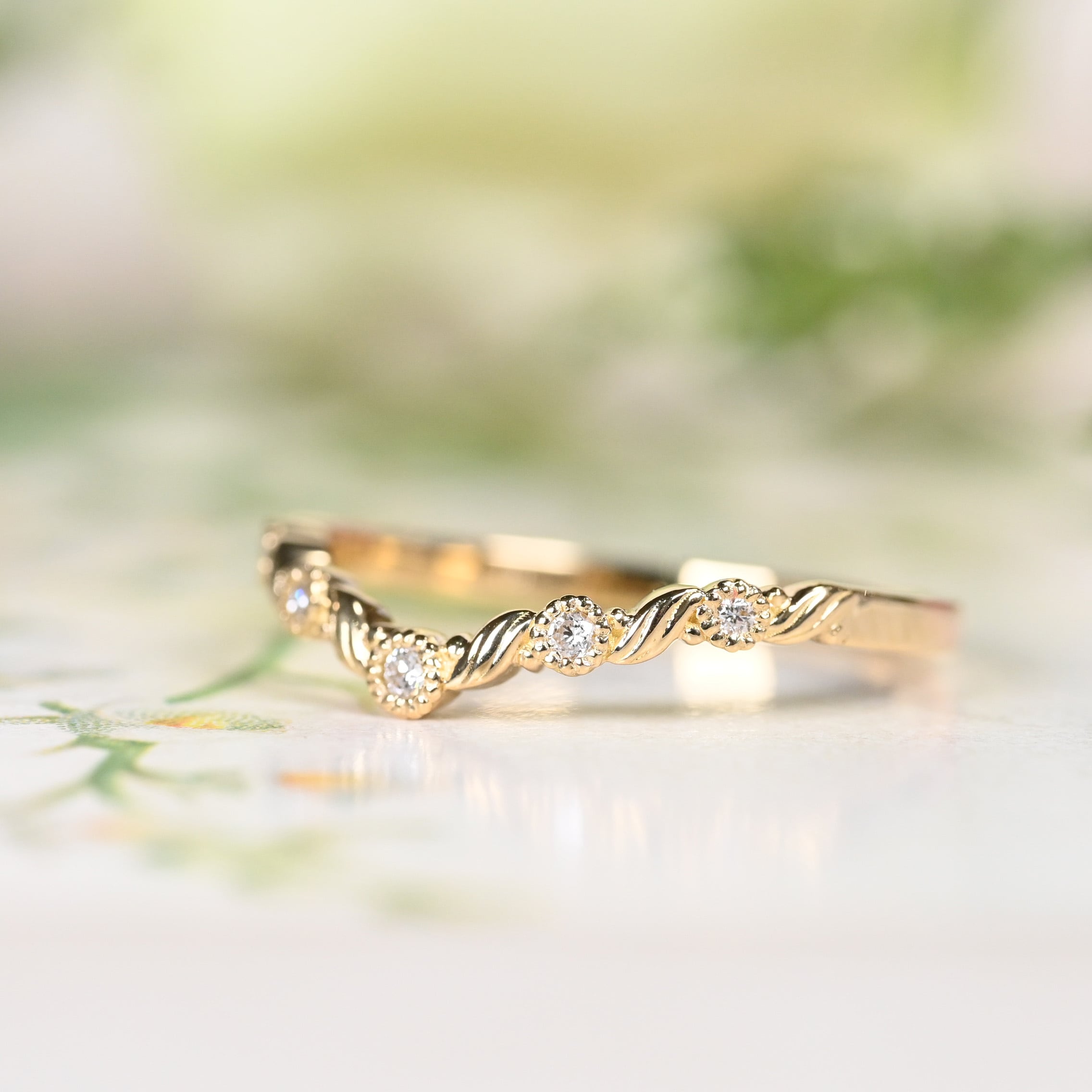 ダイヤモンド K18YG リング 11号（GH1211ナイツ） | ジェムと