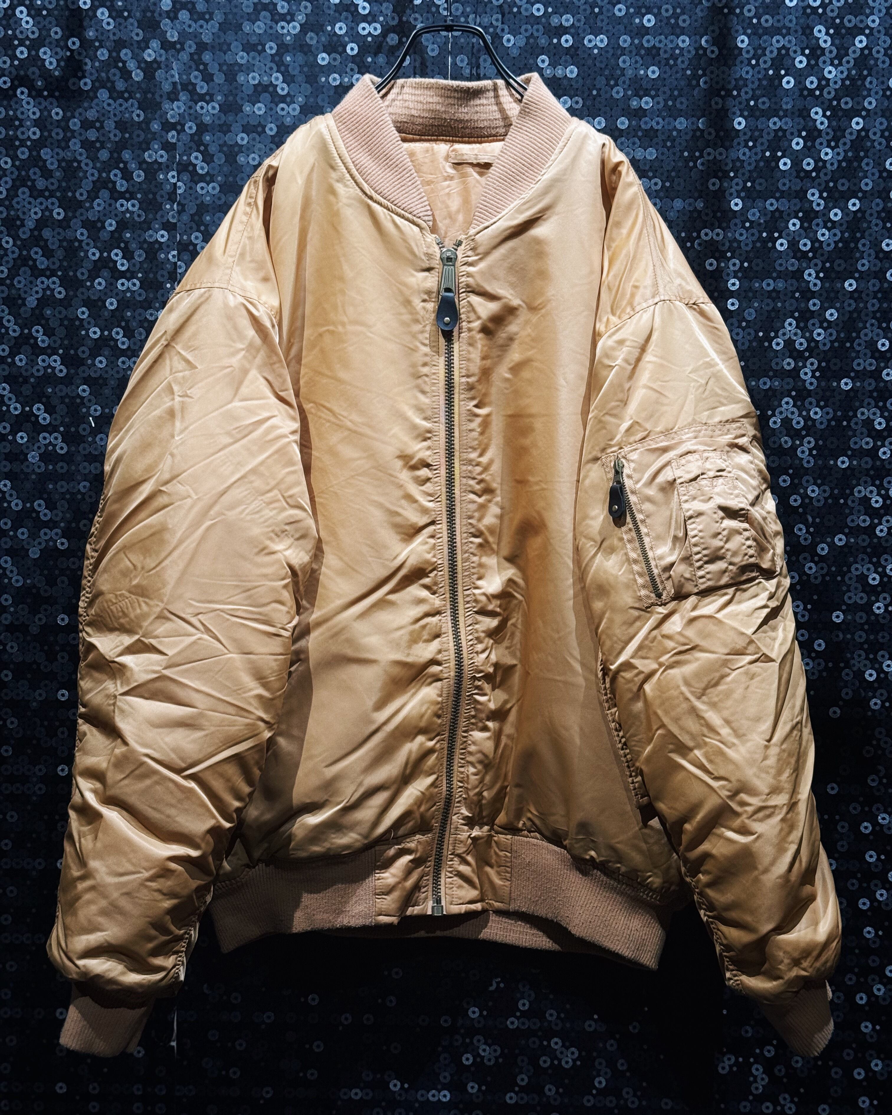 【ÆIEM】"Vintage"Desert Sand MA-1 Flight Jacket – Alpha Industries Style