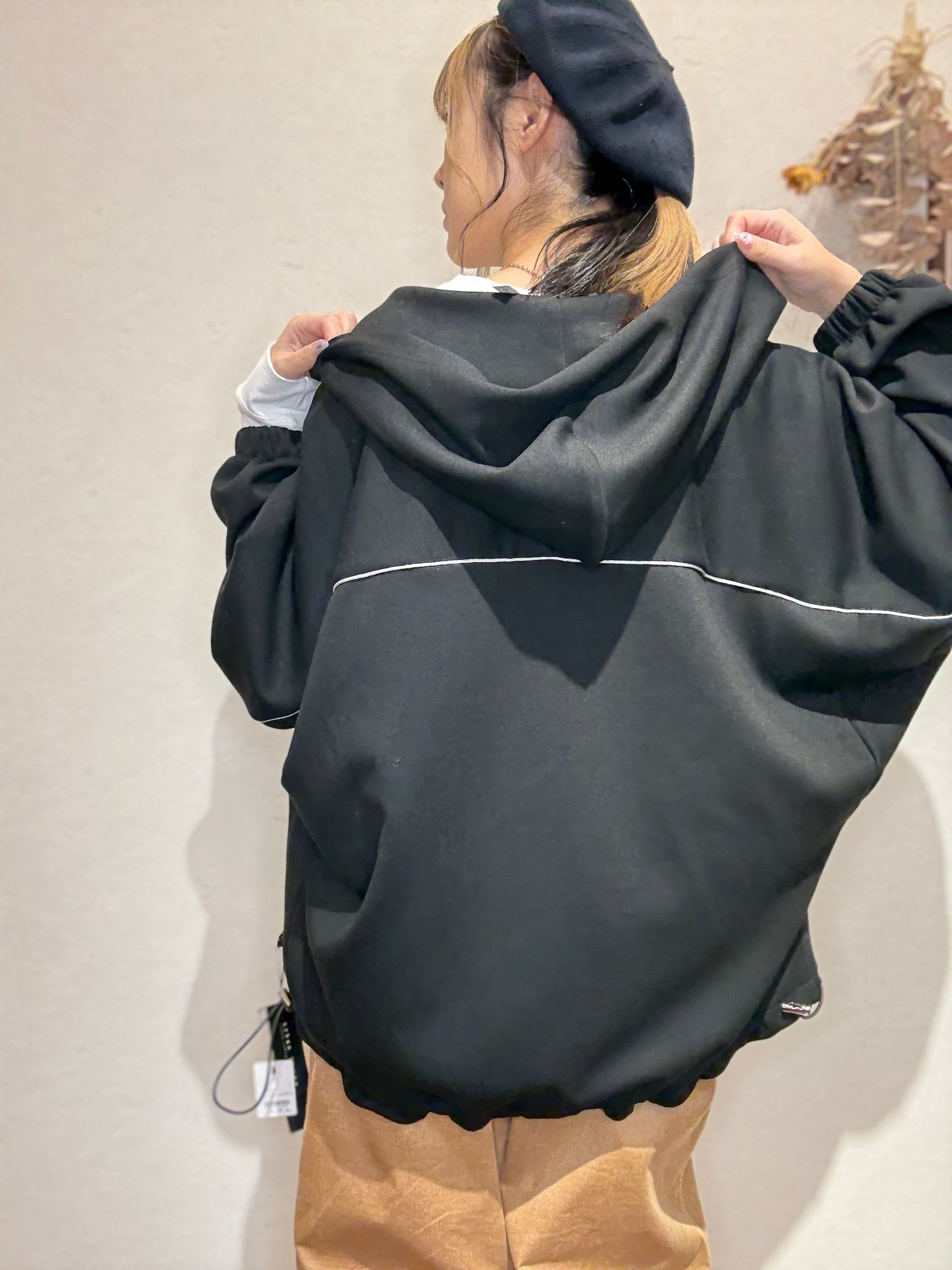 zampa パイピングビッグラグランパーカー(P) | whispermusee