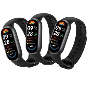 【人気】[TALENANA] for Xiaomi Smart Band 10/9/8 換えバンド【3本セット】 シャオミ スマートバンド10/9/8 ベルト TPU 通気 防汗 防水 耐衝撃 男性 女性 公式と同じデザイン 金属コネクターで長持ち（ブラック*3）