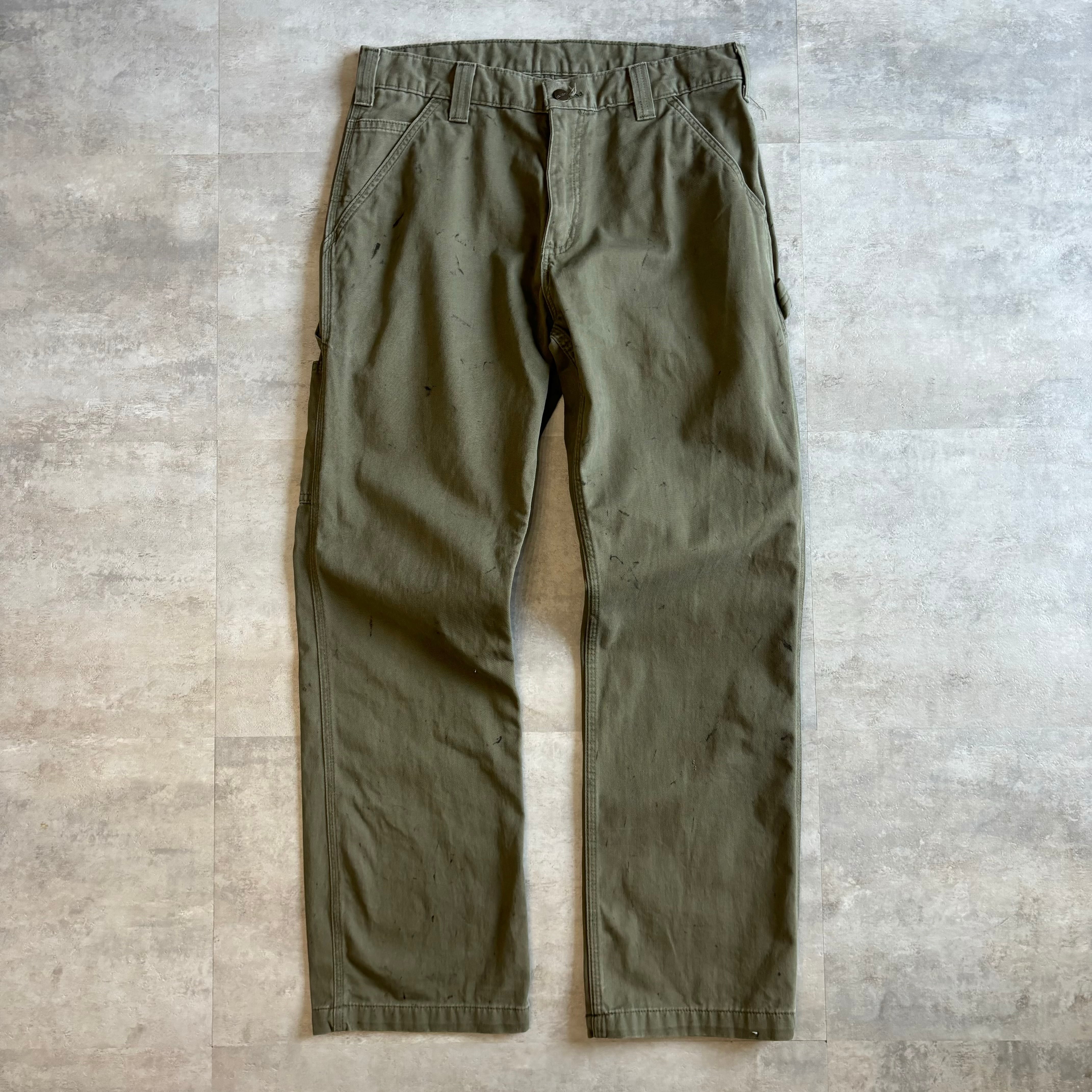 《実寸w31l30》carhartt ワークパンツ ペインターパンツ カーキ no.1700