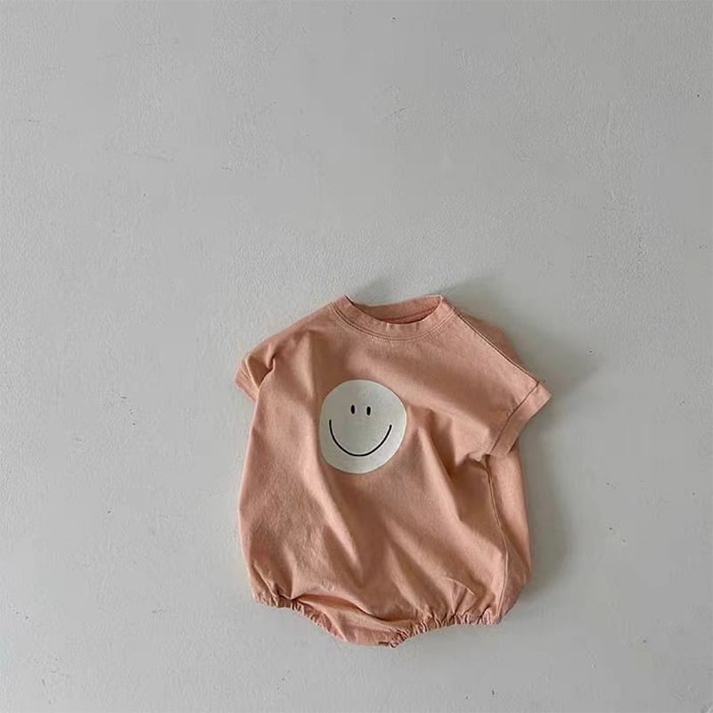 BABY&KID】夏新作笑顔半袖ロンパース | 韓国子供服通販 - Baker