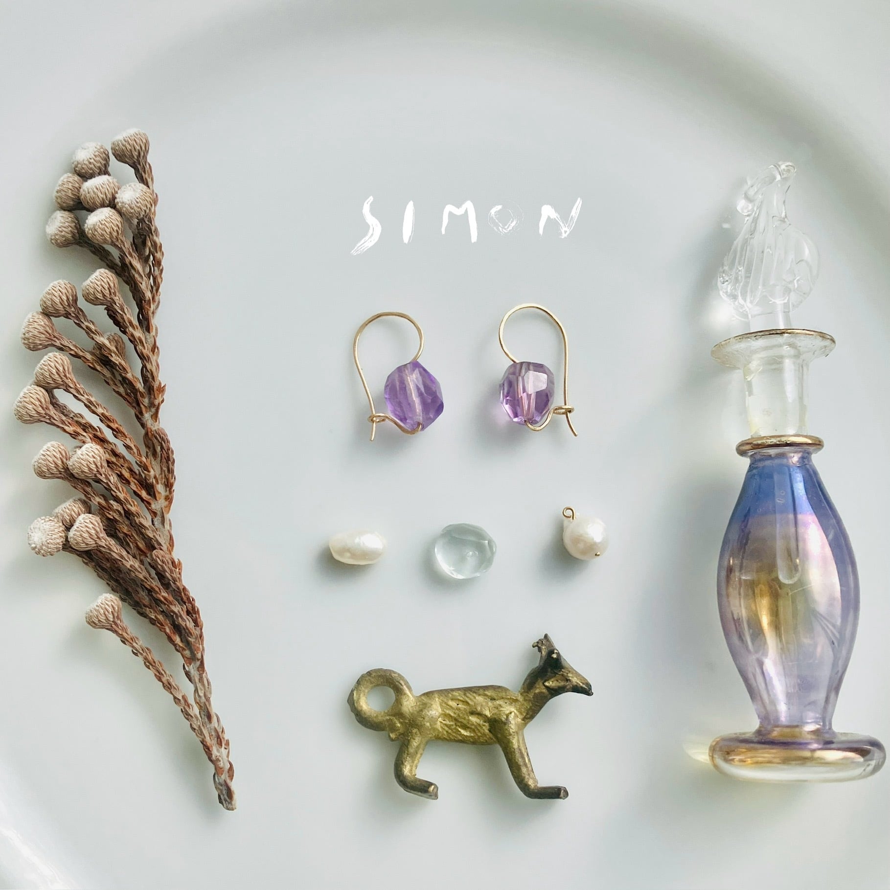 Lavender soap ラベンダーソープ K14gfキドニーフックピアス