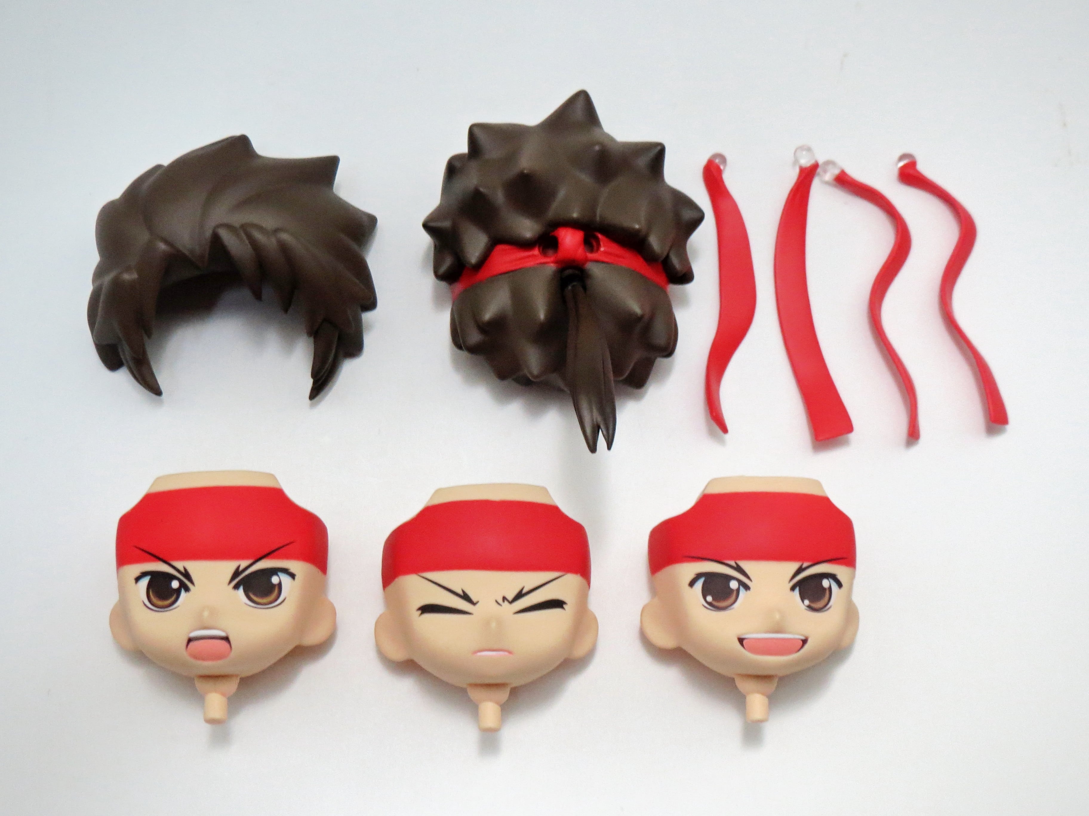 再入荷【210】 真田幸村 顔3種、髪パーツ セット ねんどろいど