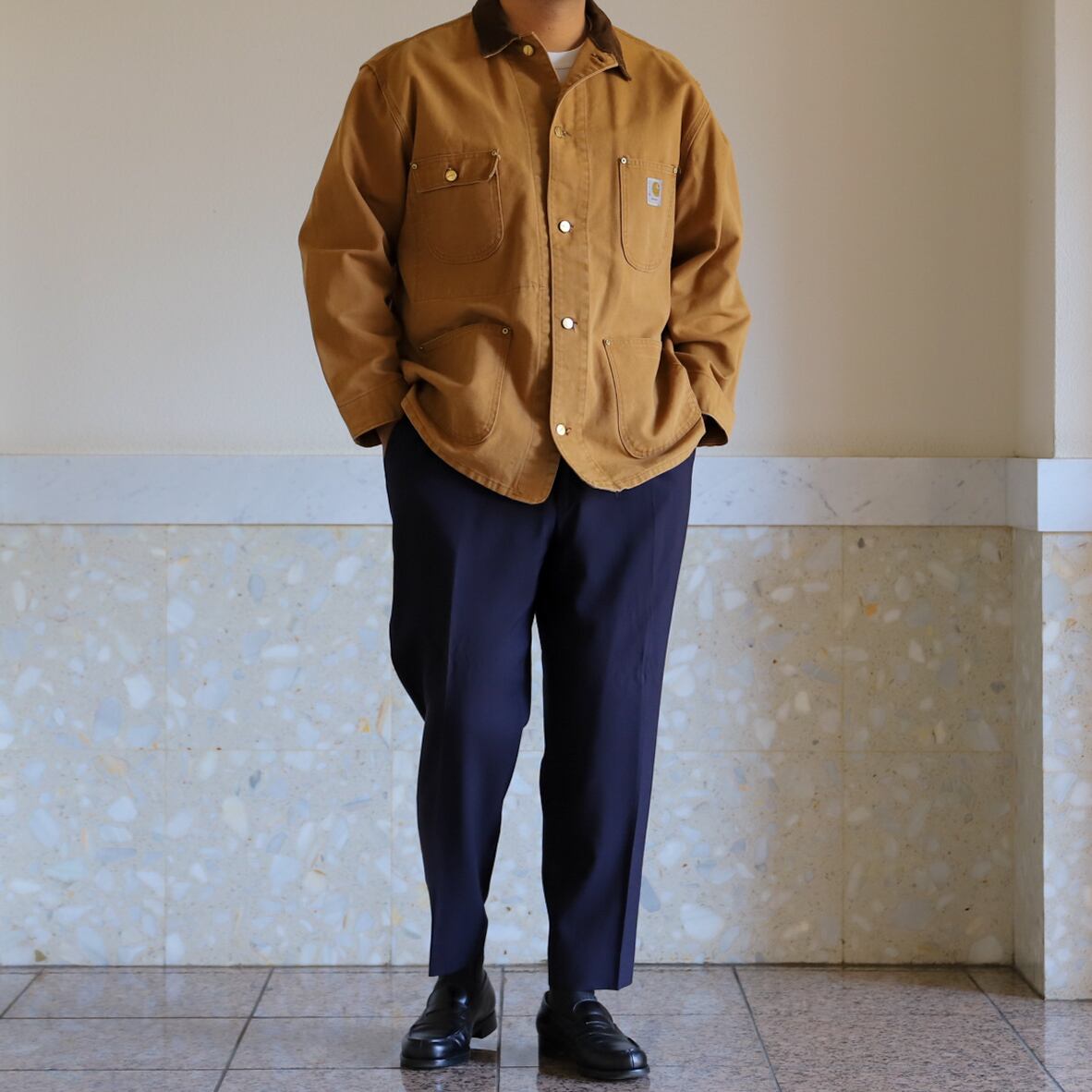 極美品】70s Carhartt special vintage coverall jacket size48 Big
