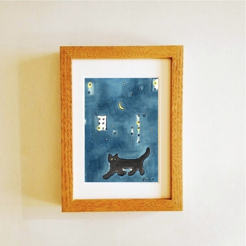 絵画 アメリカ 風景画(街並み) ニューヨーク インテリアアート額付き
