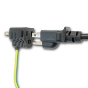 3Aカンパニー 変換アダプタ 電源3ピン→2ピン 変換プラグ 電源/OAタップ 3A-3P2P