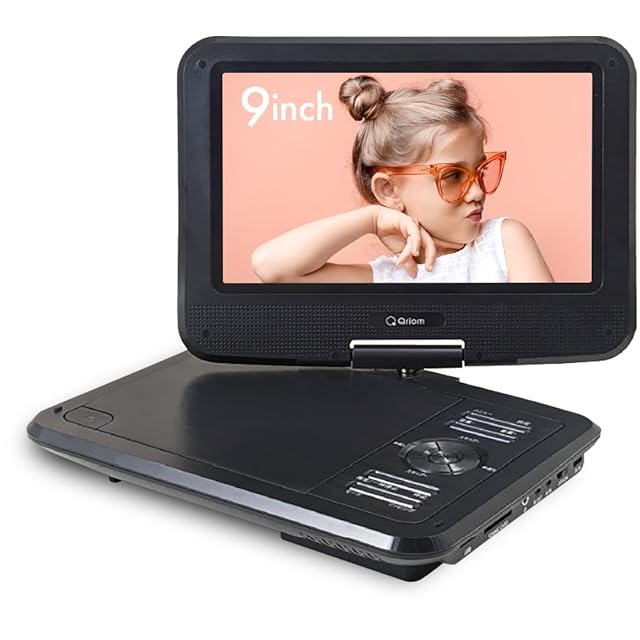 YOTON ポータブルDVDプレーヤー 12.5型 カーマウント付 10.5インチ液晶