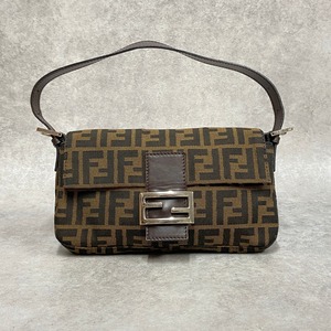 FENDI フェンディ ズッカ柄 マンマバケット ショルダーバッグ ブラウン 6617-202204