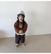 ザゴグマ / THE GOGUMA / コーデュロイカーゴ裏起毛パンツ / 韓国子供服 / キッズ / 26winter〖取寄〗*XS~XL*