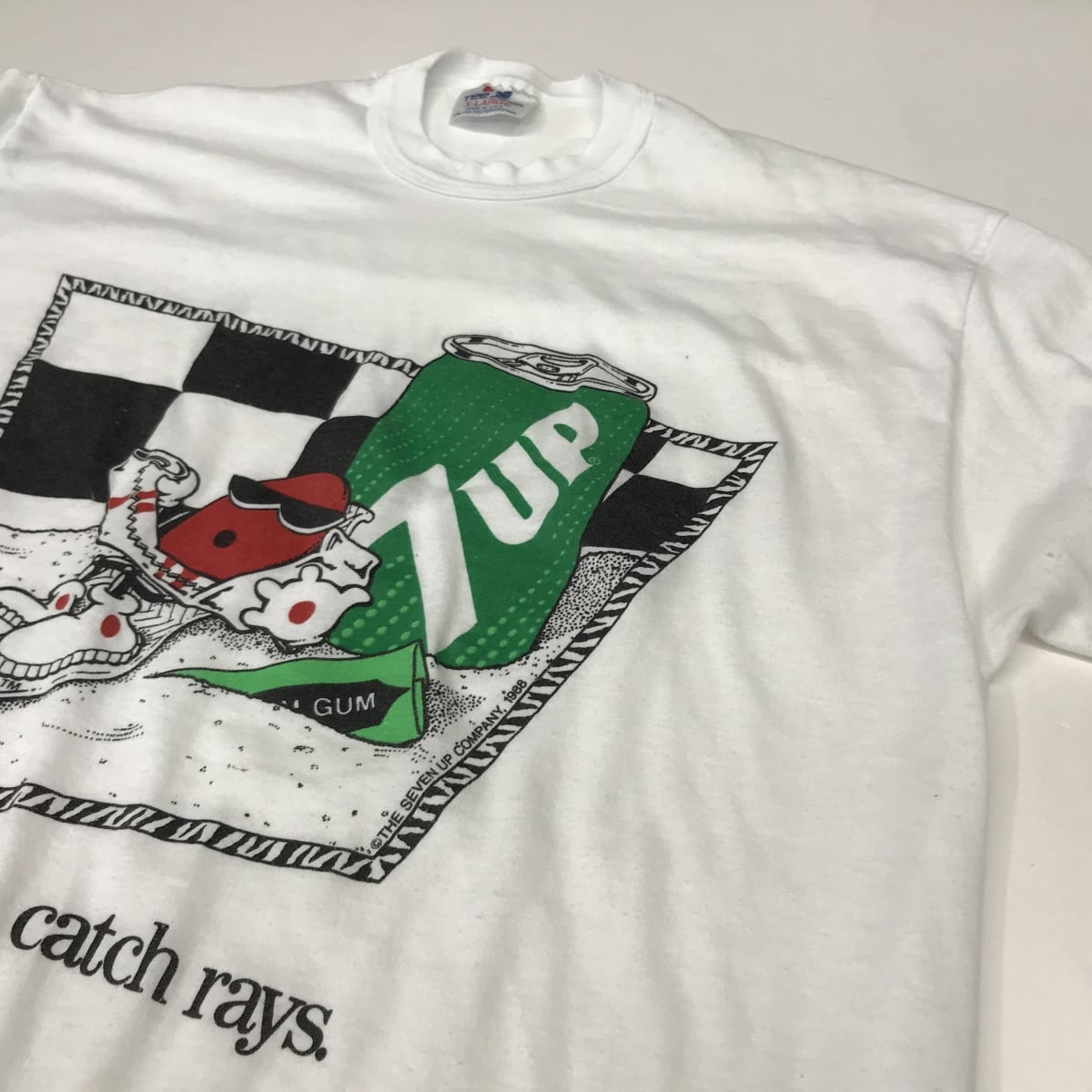 80年代 AdverTees White Rock Beverages アドバタイジングTシャツ USA製 メンズS ヴィンテージ /eaa247109