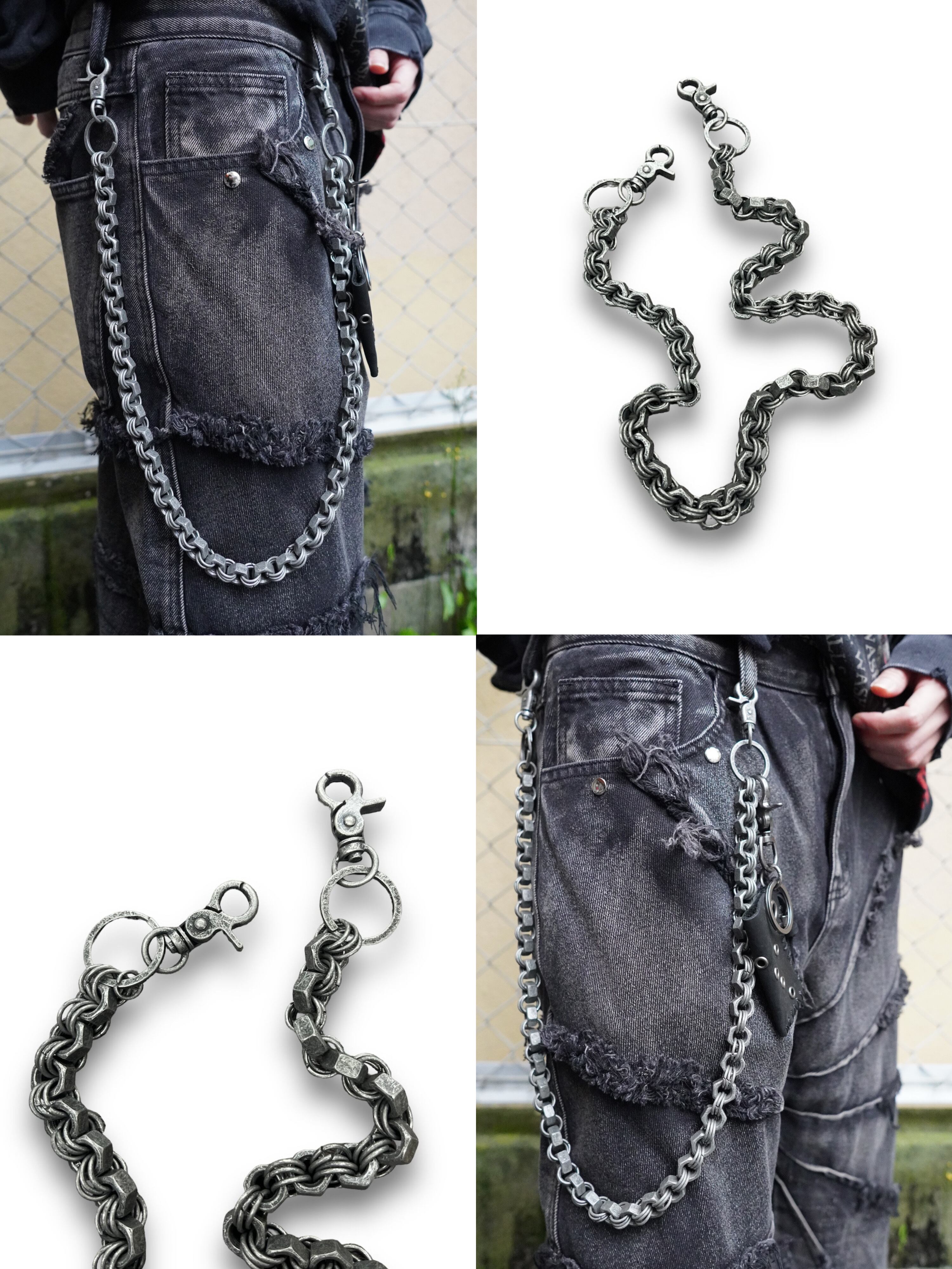 【PLANET STUDIO】vintage bolt wallet chain