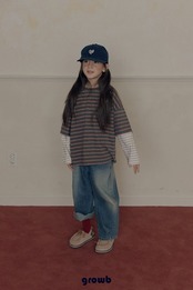 韓国子供服 / growb / デュアル Tシャツ / 秋服 *XS~JM*