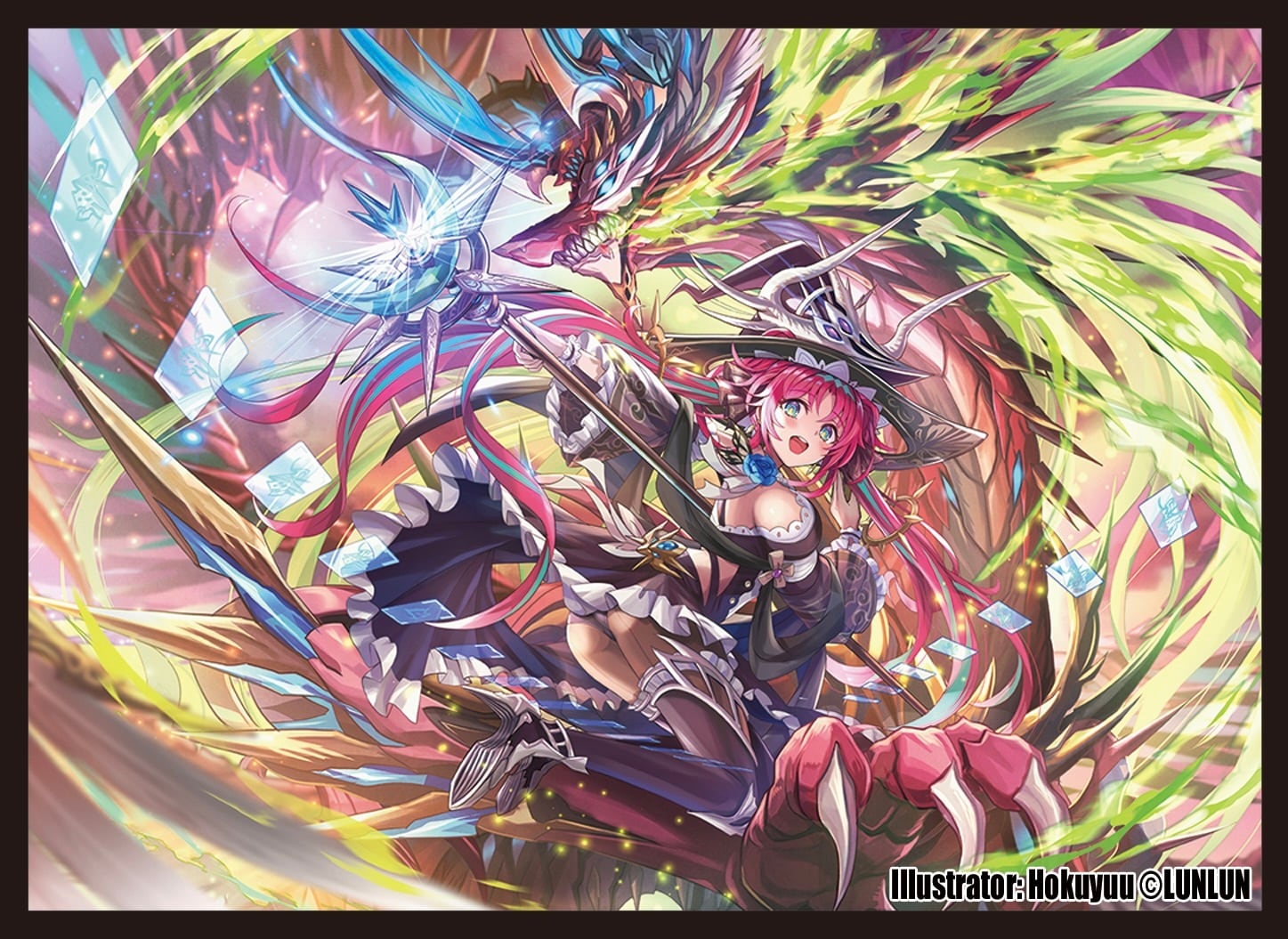 アートの会会員様限定7月21日先行販売★新作スリーブ 80枚入り【北熊先生/召竜の魔女】限定生産品