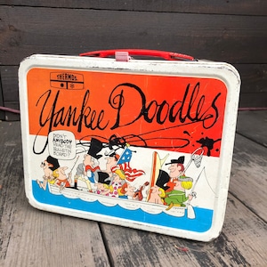 Metal Lunch Box ''Yankee Doodle''/ヤンキードゥードゥル 星条旗 ランチボックス 70's ビンテージ
