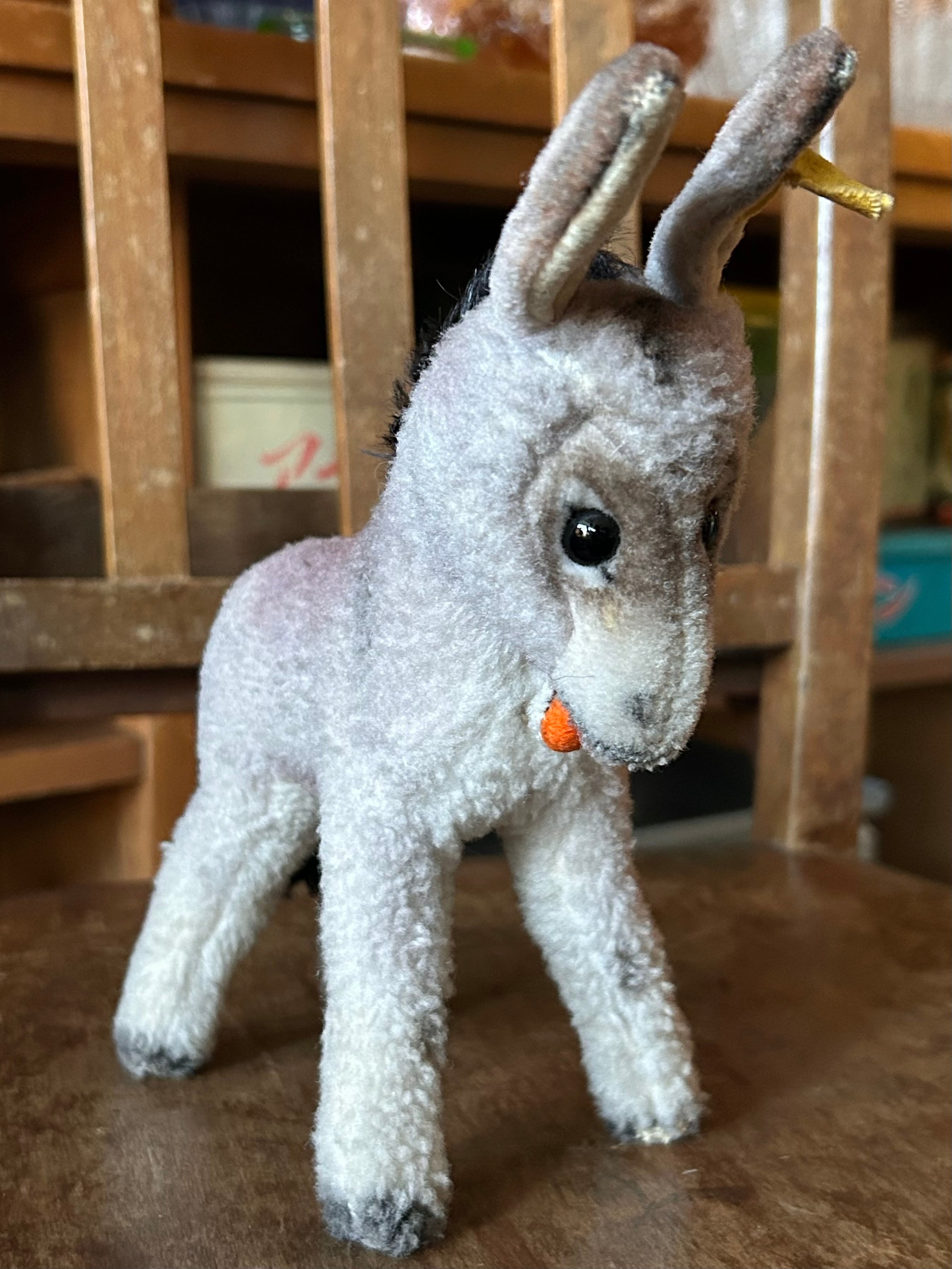 ドイツ製 ヴィンテージ Steiff シュタイフ ロバ Grissy グリッシー