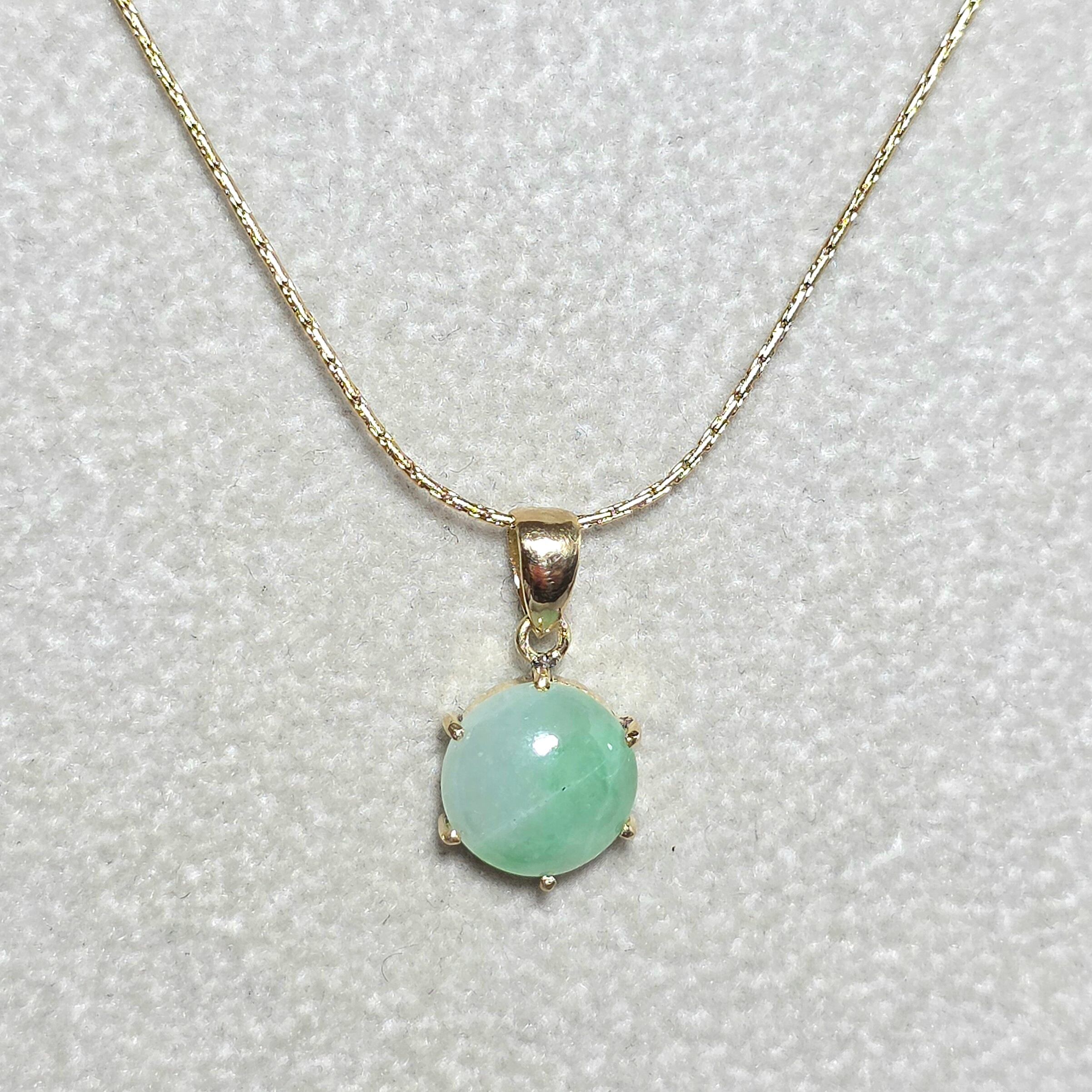 糸魚川 翡翠◆ペンダントトップ 金具（18K)付き◆ろうかん K18 :糸魚川翡翠:ペンダントトップ金具付き BPT0574 | 糸魚川翡翠工芸