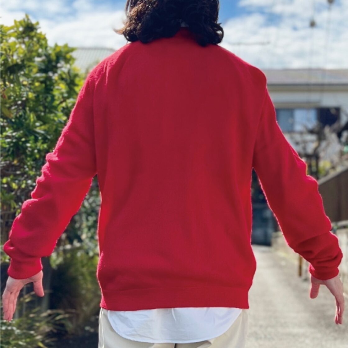 LACOSTE(ラコステ)」IZOD アイゾッド 70s 糸巻きタグ 青ワニ Mサイズ 