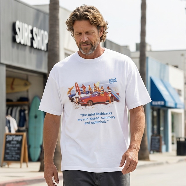 アメリカン サマーグラフィックTシャツ 2色　S2334