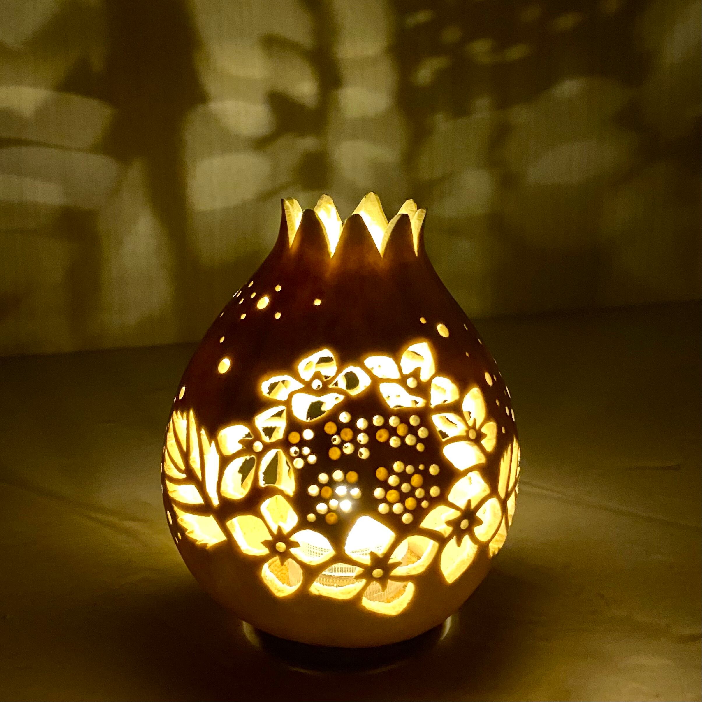 紫陽花のライト