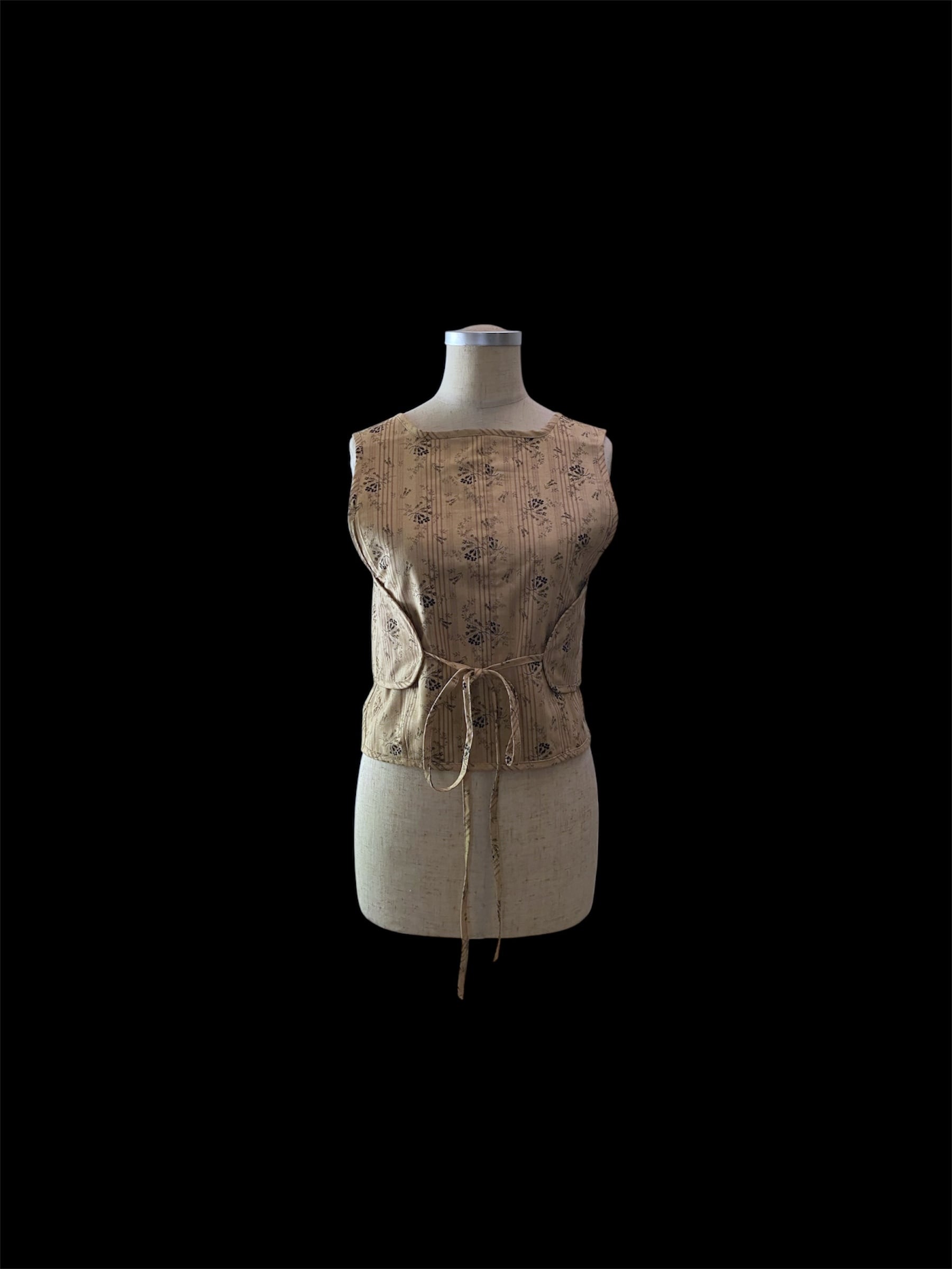 TRACE TOP / beige flower