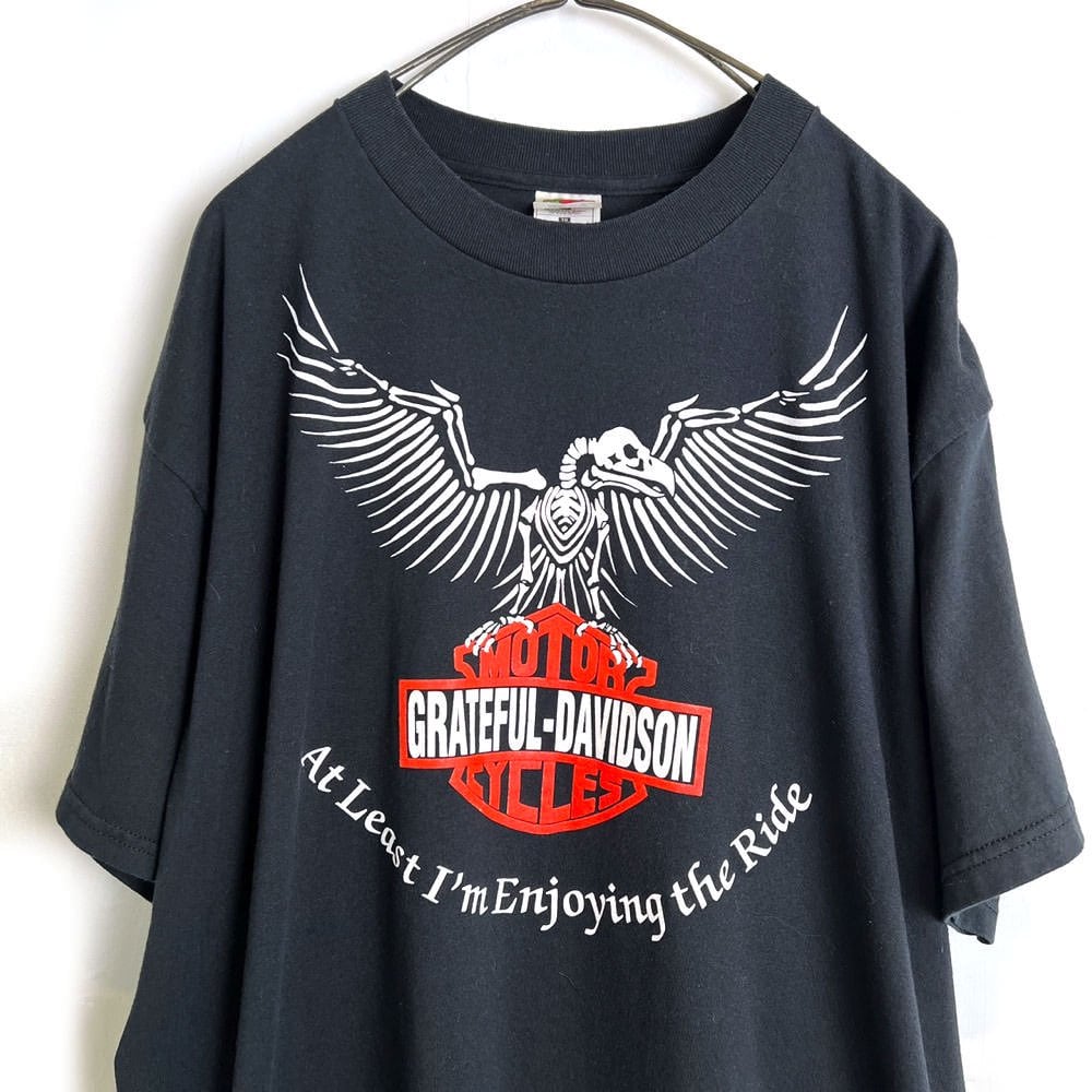 80s Harley Davidson Grateful Dead Tシャツ GRATEFUL-DAVIDSON】ヴィンテージ グレートフルデッド×ハーレー