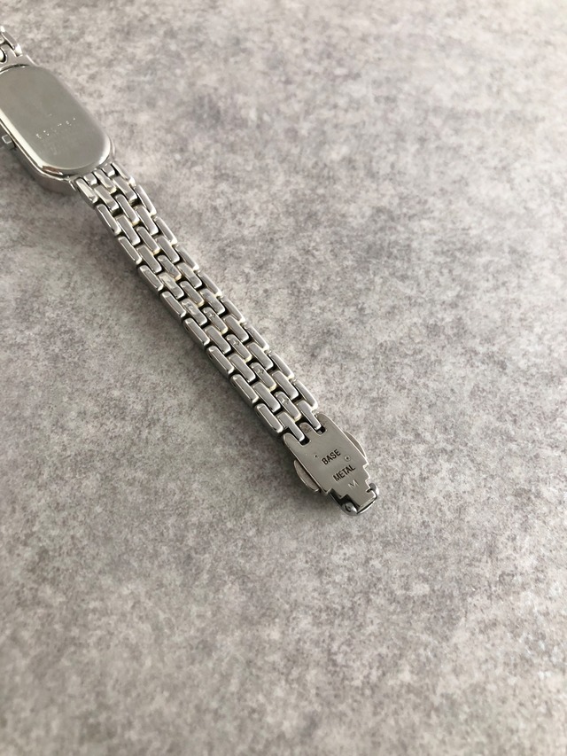 Yves Saint Laurent イヴ・サンローラン 腕時計 シルバー ブルー YSL ステンレススチール 5421-H08118 クウォーツ vintage ヴィンテージ オールド wiaeny