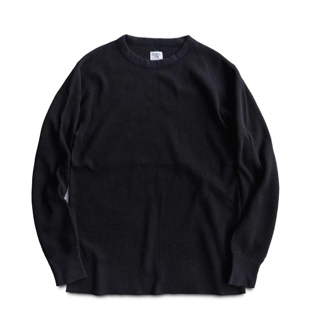 WASEW "MIL THERMAL CREW NECK" Black Color