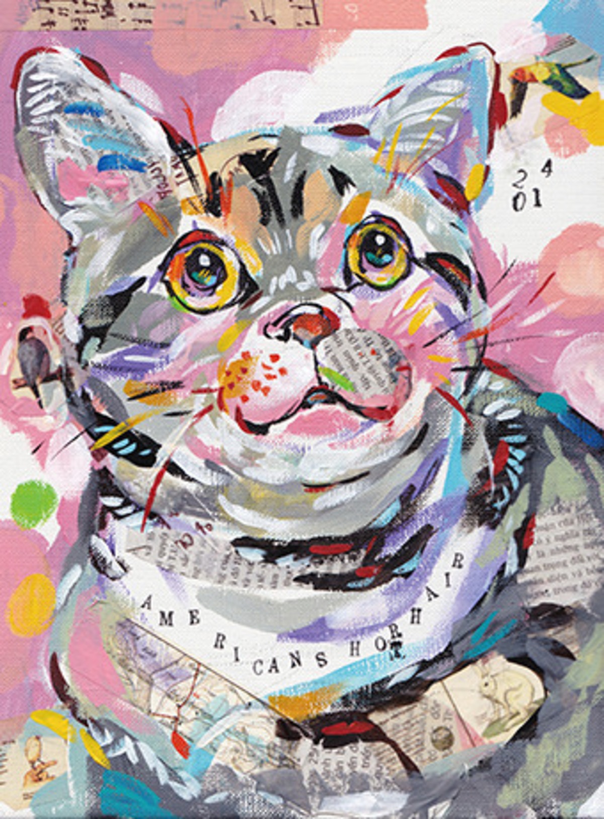 154]コラージュ猫 | 長友心平shop