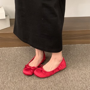 satin ribbon ballet shoes J00134