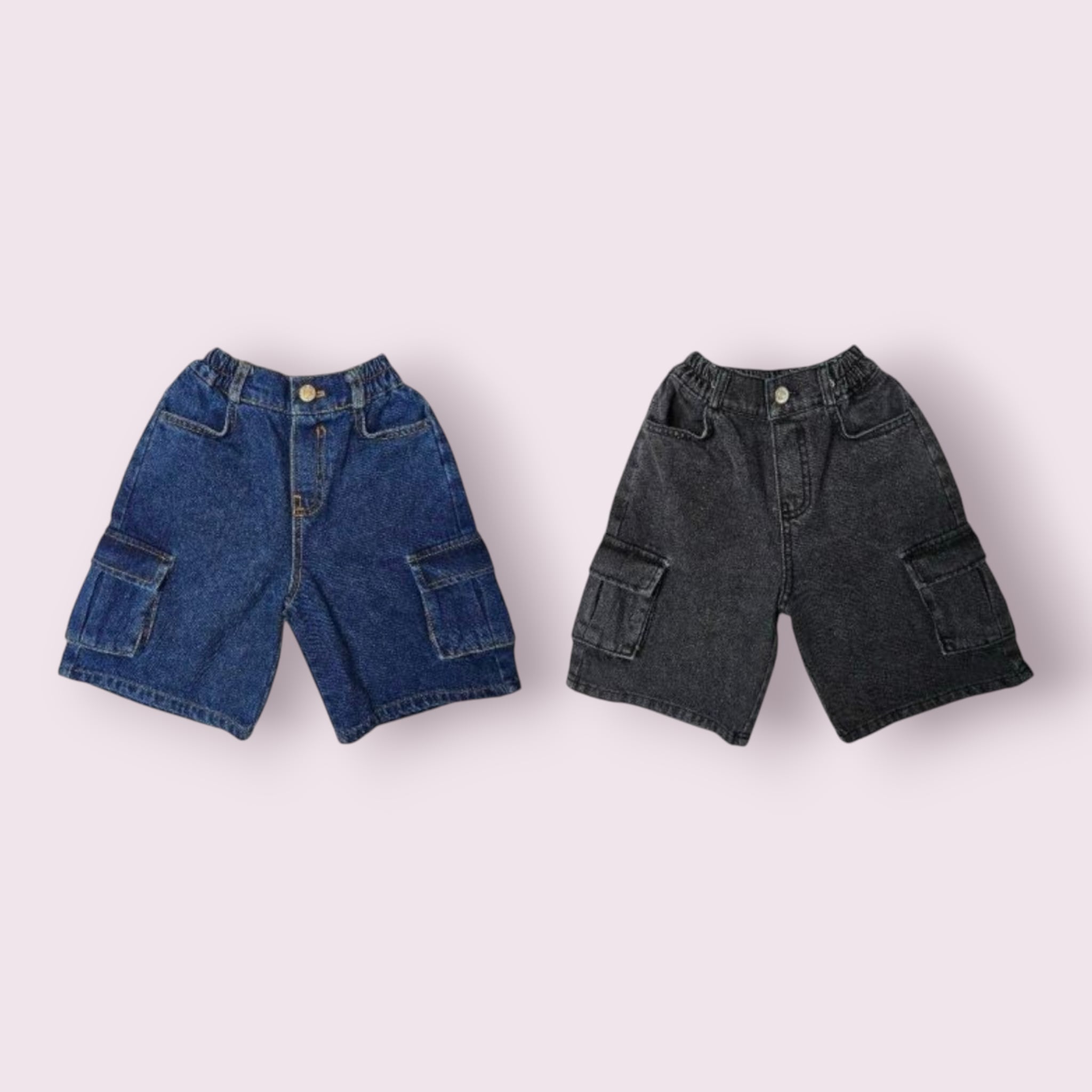 《送料無料》予約:カーゴデニムパンツ【BYMIMI】