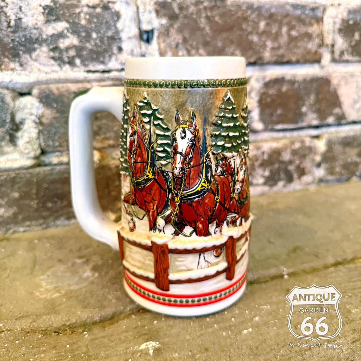 1984s ヴィンテージ Budweiser バドワイザー ビールジョッキ 