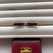 salvatore ferragamo カフリンクス　レザーケース付