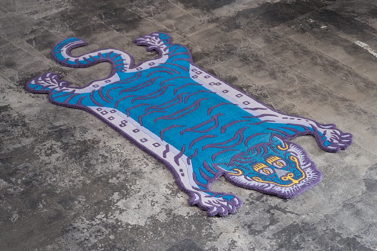 Tibetan Tiger Rug 《Mサイズ•ウール・オリジナル3・ミスティック