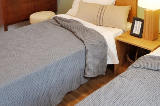 Organic waffle towel-Bed size