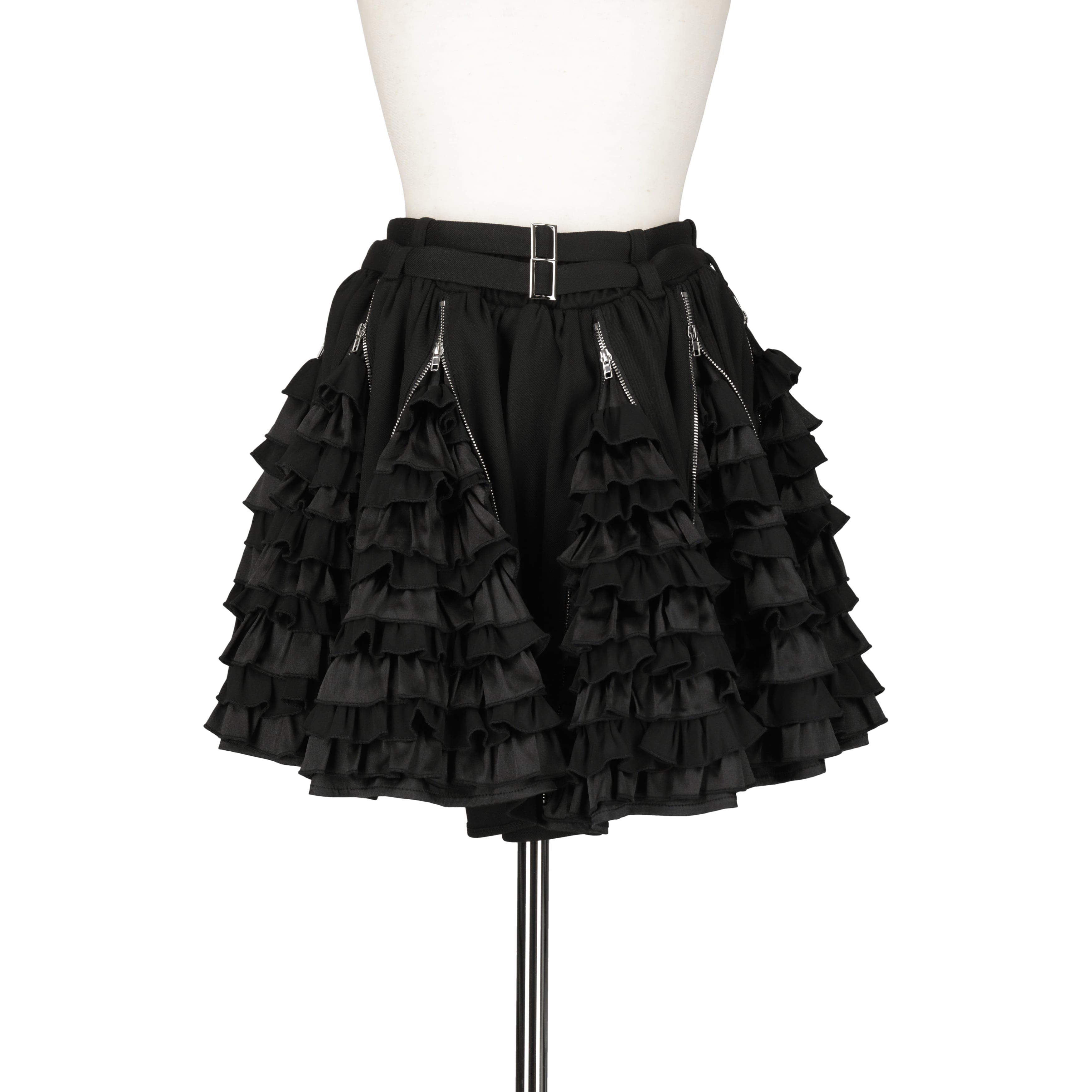 カオスフリルショートパンツ　BLACK